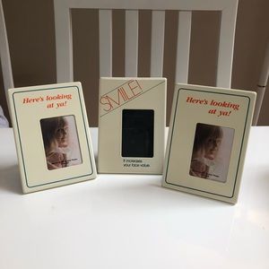 3 Vintage Picture Frames